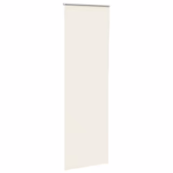 vidaXL Roller Blind Blackout Off White 75x230 cm Fabric Width 70.7 cm Polyester - off white, 80 x 230 cm