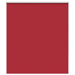 vidaXL Roller Blind Blackout Red 135x130 cm Fabric Width 131.6 cm Polyester