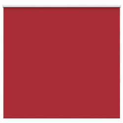 vidaXL Roller Blind Blackout Red 150x130 cm Fabric Width 146.6 cm Polyester