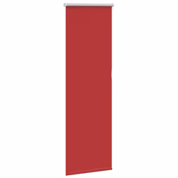 vidaXL Roller Blind Blackout Off White 45x175 cm Fabric Width 40.7 cm Polyester - red, 40 x 150 cm - Additional view 2