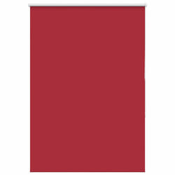 vidaXL Roller Blind Blackout Red 115x150 cm Fabric Width 110.7 cm Polyester