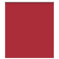vidaXL Roller Blind Blackout Red 140x150 cm Fabric Width 136.6 cm Polyester