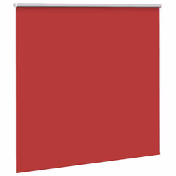 vidaXL Roller Blind Blackout Red 160x150 cm Fabric Width 156.6 cm Polyester