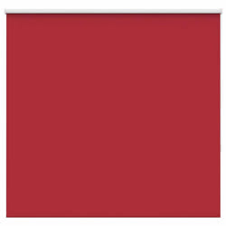 vidaXL Roller Blind Blackout Red 165x150 cm Fabric Width 161.6 cm Polyester