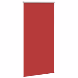 vidaXL Roller Blind Blackout Fabric Polyester - red, 85 x 175 cm