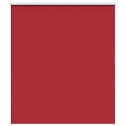 vidaXL Roller Blind Blackout Red 140x175 cm Fabric Width 136.6 cm Polyester