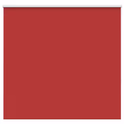 vidaXL Roller Blind Blackout Red 145x175 cm Fabric Width 141.6 cm Polyester
