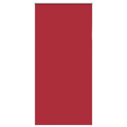 vidaXL Roller Blind Blackout Red 105x210 cm Fabric Width 100.7 cm Polyester