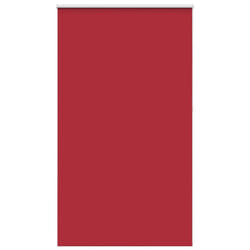 vidaXL Roller Blind Blackout Red 140x210 cm Fabric Width 136.6 cm Polyester