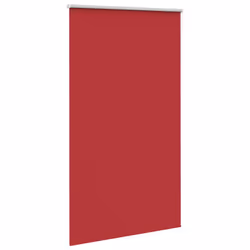 vidaXL Roller Blind Blackout Red 130x230 cm Fabric Width 126.6 cm Polyester