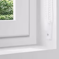vidaXL Roller Blind Blackout Off White 45x175 cm Fabric Width 40.7 cm Polyester - white, 50 x 130 cm - Additional view 6