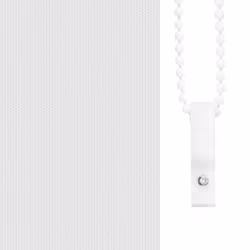 vidaXL Roller Blind Blackout Off White 45x175 cm Fabric Width 40.7 cm Polyester - white, 50 x 130 cm - Additional view 9