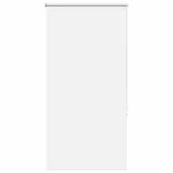 vidaXL Roller Blind Blackout Off White 75x230 cm Fabric Width 70.7 cm Polyester - white, 80 x 130 cm