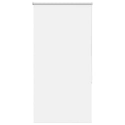 vidaXL Roller Blind Blackout Off White 75x230 cm Fabric Width 70.7 cm Polyester - white, 80 x 130 cm