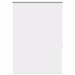 vidaXL Roller Blind Blackout White 110x150 cm Fabric Width 105.7 cm Polyester