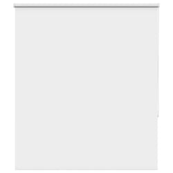 vidaXL Roller Blind Blackout White 130x150 cm Fabric Width 126.6 cm Polyester