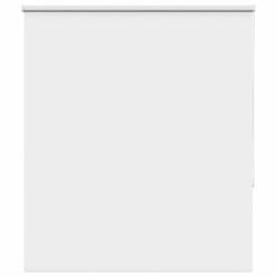 vidaXL Roller Blind Blackout White 135x150 cm Fabric Width 131.6 cm Polyester