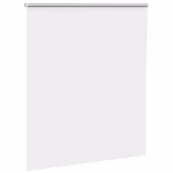 vidaXL Roller Blind Blackout White 140x150 cm Fabric Width 136.6 cm Polyester