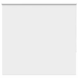 vidaXL Roller Blind Blackout White 150x150 cm Fabric Width 146.6 cm Polyester