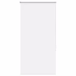 vidaXL Roller Blind Blackout Fabric Polyester - white, 85 x 175 cm