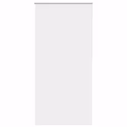 vidaXL Roller Blind Blackout White 105x210 cm Fabric Width 100.7 cm Polyester