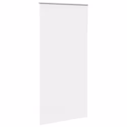vidaXL Roller Blind Blackout White 105x210 cm Fabric Width 100.7 cm Polyester