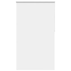 vidaXL Roller Blind Blackout White 140x210 cm Fabric Width 136.6 cm Polyester