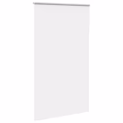 vidaXL Roller Blind Blackout White 140x210 cm Fabric Width 136.6 cm Polyester