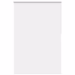 vidaXL Roller Blind Blackout White 155x210 cm Fabric Width 151.6 cm Polyester