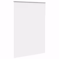 vidaXL Roller Blind Blackout White 155x210 cm Fabric Width 151.6 cm Polyester