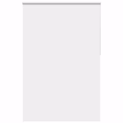 vidaXL Roller Blind Blackout White 160x210 cm Fabric Width 156.6 cm Polyester