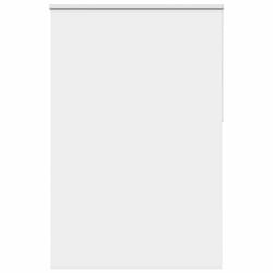 vidaXL Roller Blind Blackout White 160x210 cm Fabric Width 156.6 cm Polyester