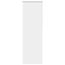 vidaXL Roller Blind Blackout Off White 75x230 cm Fabric Width 70.7 cm Polyester - white, 80 x 230 cm