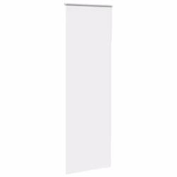 vidaXL Roller Blind Blackout Off White 75x230 cm Fabric Width 70.7 cm Polyester - white, 80 x 230 cm