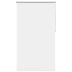 vidaXL Roller Blind Blackout White 120x230 cm Fabric Width 116.6 cm Polyester
