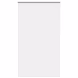vidaXL Roller Blind Blackout White 140x230 cm Fabric Width 136.6 cm Polyester