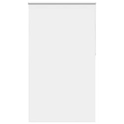 vidaXL Roller Blind Blackout White 140x230 cm Fabric Width 136.6 cm Polyester