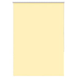 vidaXL Roller Blind Blackout Fabric Polyester - yellow, 100 x 130 cm