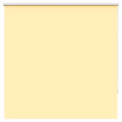 vidaXL Roller Blind Blackout Yellow 130x130 cm Fabric Width 126.6 cm Polyester
