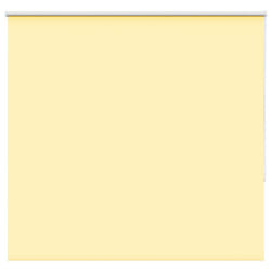 vidaXL Roller Blind Blackout Yellow 150x130 cm Fabric Width 146.6 cm Polyester