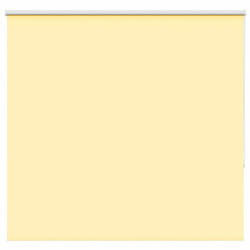 vidaXL Roller Blind Blackout Yellow 165x130 cm Fabric Width 161.6 cm Polyester