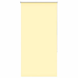 vidaXL Roller Blind Blackout Fabric Polyester - yellow, 85 x 150 cm