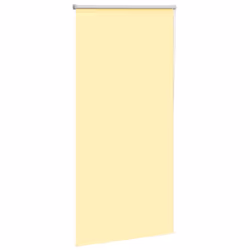 vidaXL Roller Blind Blackout Fabric Polyester - yellow, 85 x 150 cm