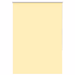 vidaXL Roller Blind Blackout Fabric Polyester - yellow, 100 x 150 cm