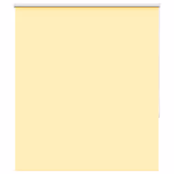 vidaXL Roller Blind Blackout Yellow 120x150 cm Fabric Width 116.6 cm Polyester