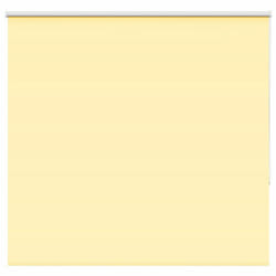 vidaXL Roller Blind Blackout Yellow 150x150 cm Fabric Width 146.6 cm Polyester