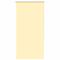 vidaXL Roller Blind Blackout Fabric Polyester - yellow, 85 x 175 cm
