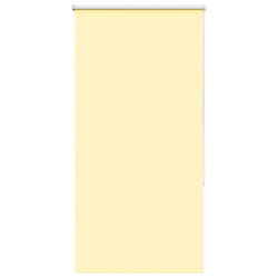 vidaXL Roller Blind Blackout Fabric Polyester - yellow, 85 x 175 cm