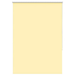vidaXL Roller Blind Blackout Fabric Polyester - yellow, 100 x 175 cm
