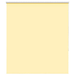 vidaXL Roller Blind Blackout Yellow 125x175 cm Fabric Width 121.6 cm Polyester